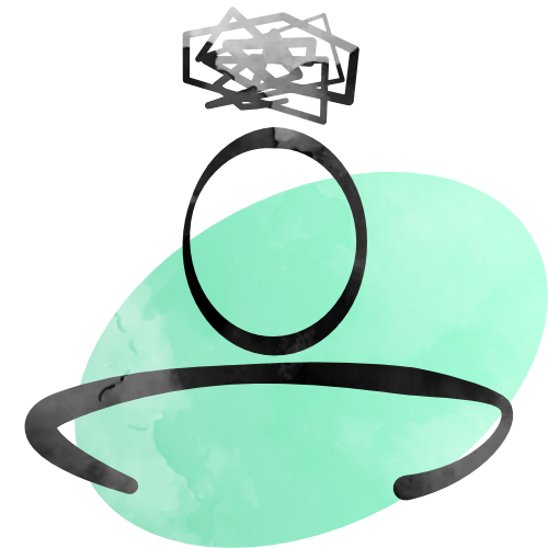 Stressbewältigung & Burnout Symbol